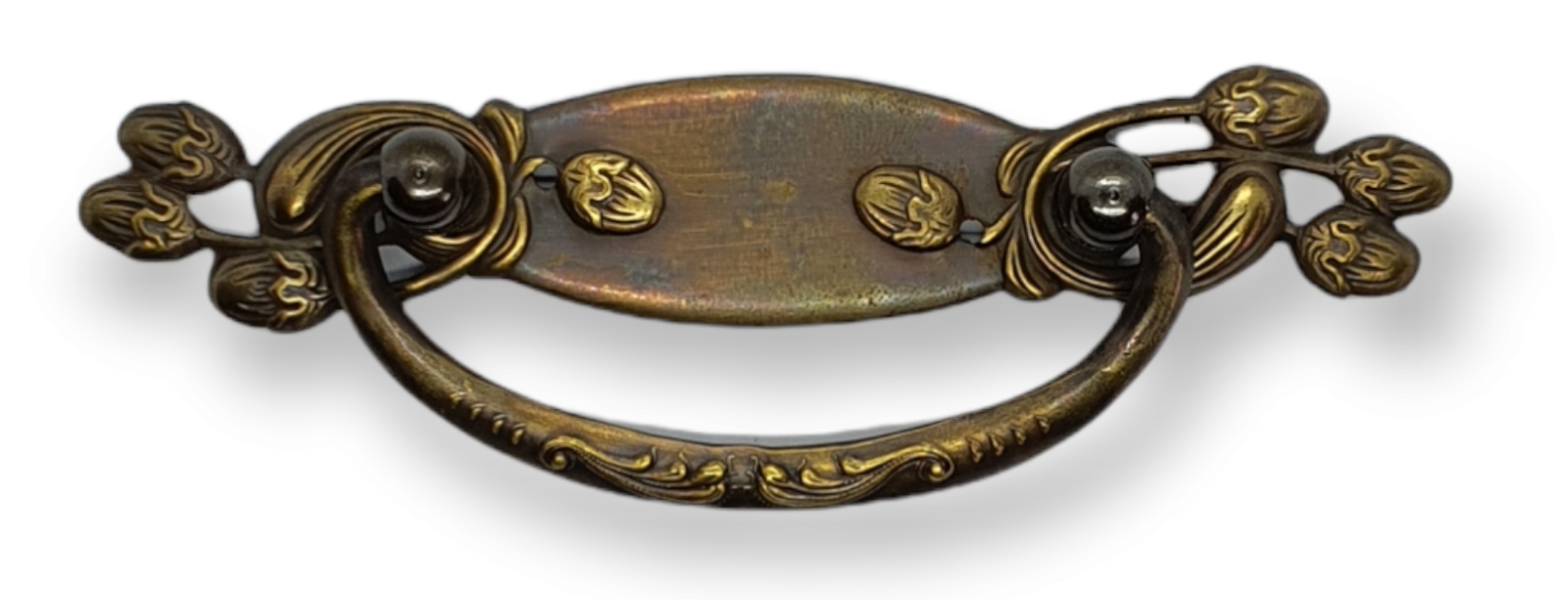 Jugendstil Beschlag Messing brüniert Maße: ca. 125*25 mm, Art. 1043 Bestell.