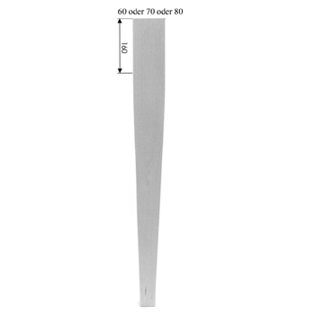 Eckiges Tischbein Art. 63107   Maße: 70*70mm, ca. 760mm lang Tanne