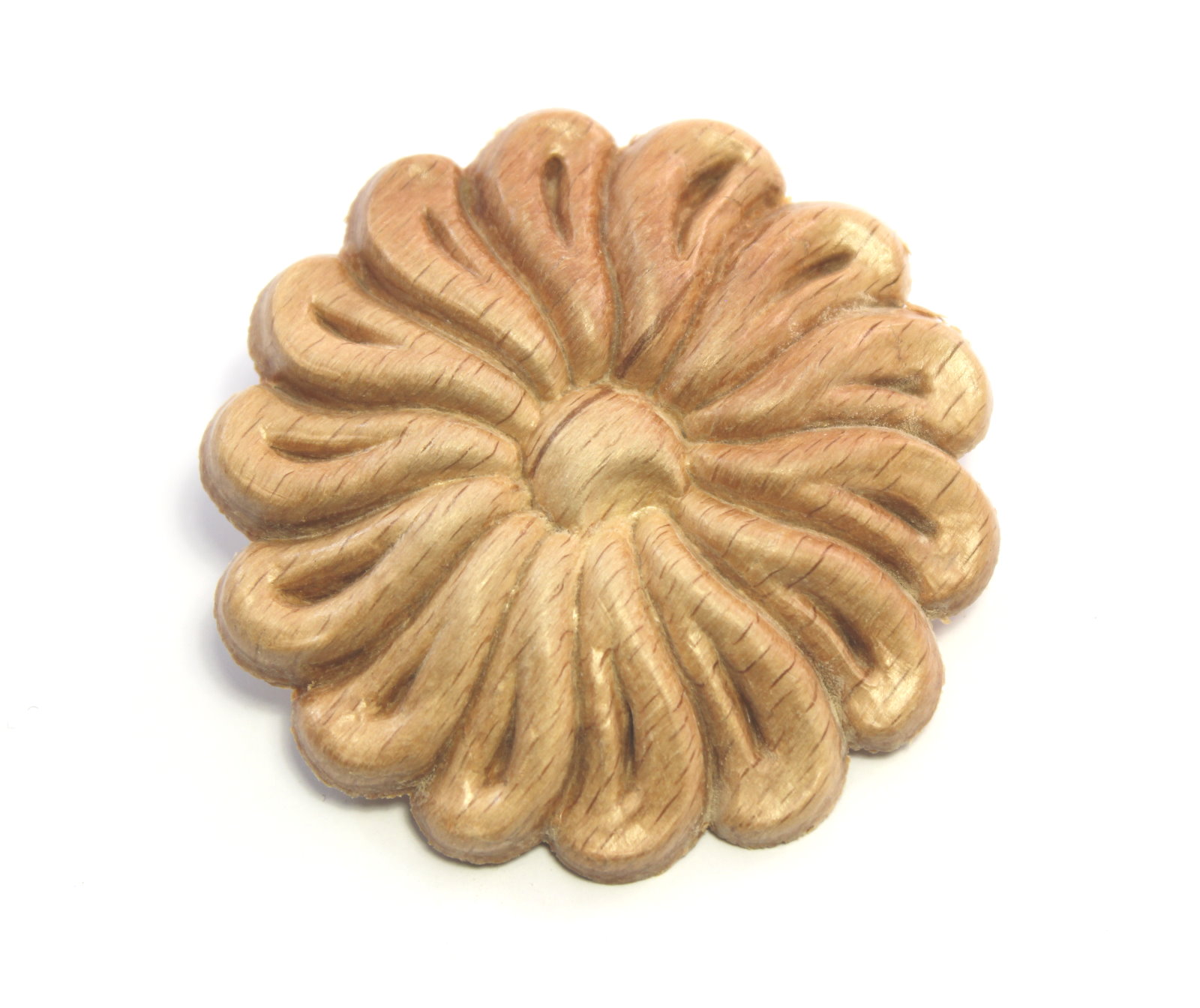 Holzzierteil Rosette Buchenholz, ca.Ø 60mm, Art.7460