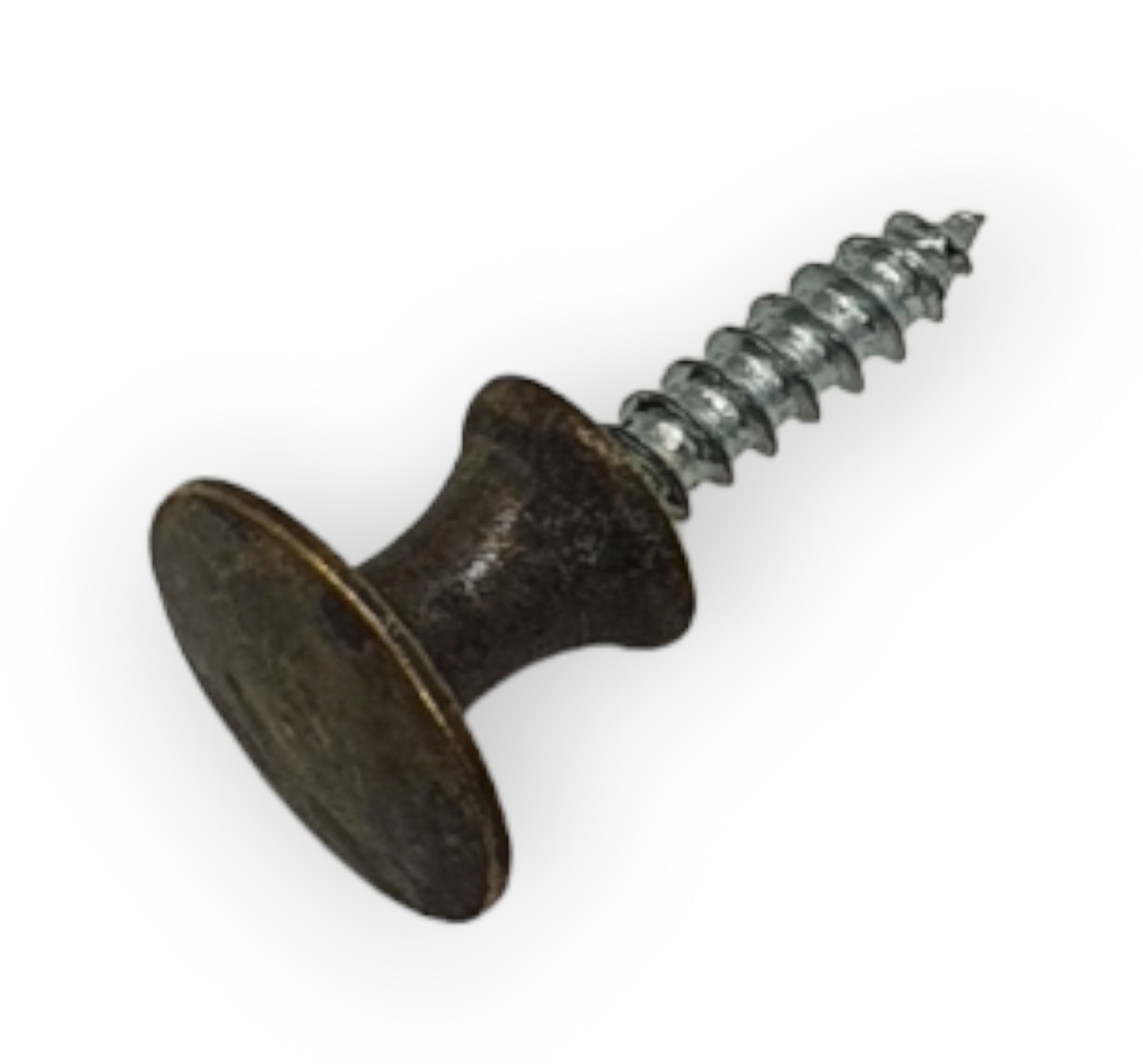 Möbelknopf Messing patiniert Ø ca.15mm, Art.4215p