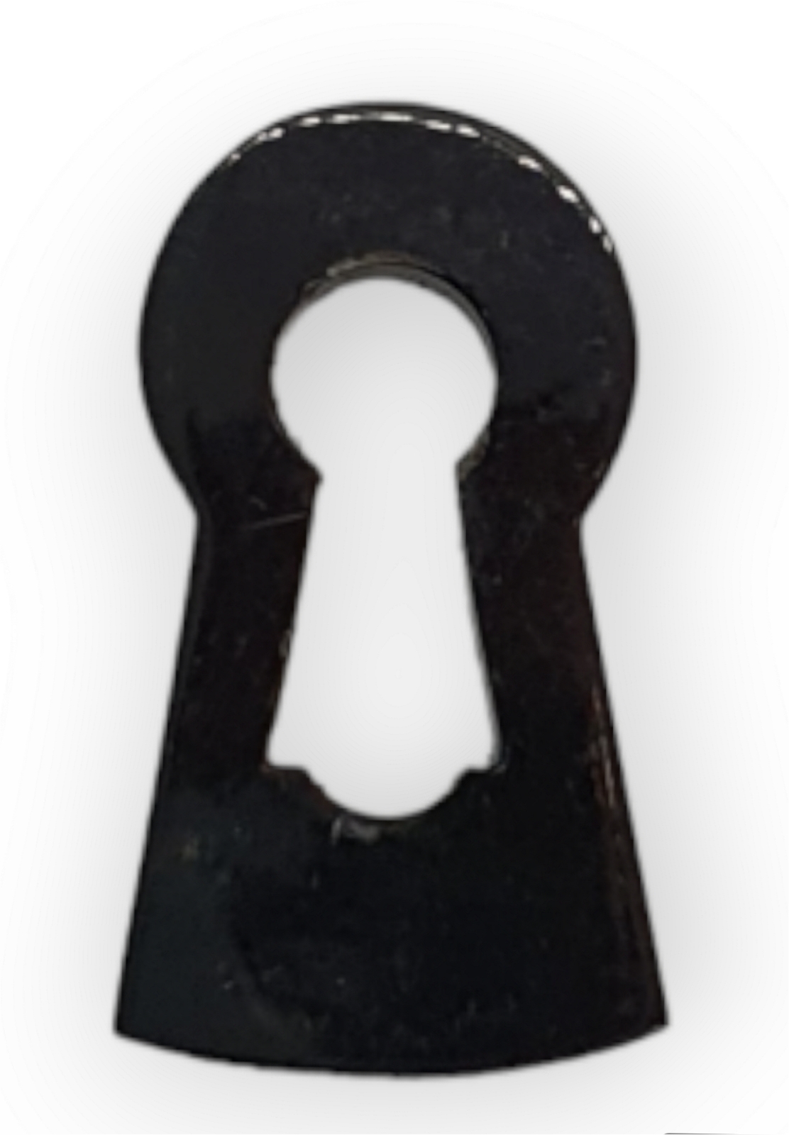 Horn-Schild ca 30*20mm Schlüsselloch Rahmen, Art..2026