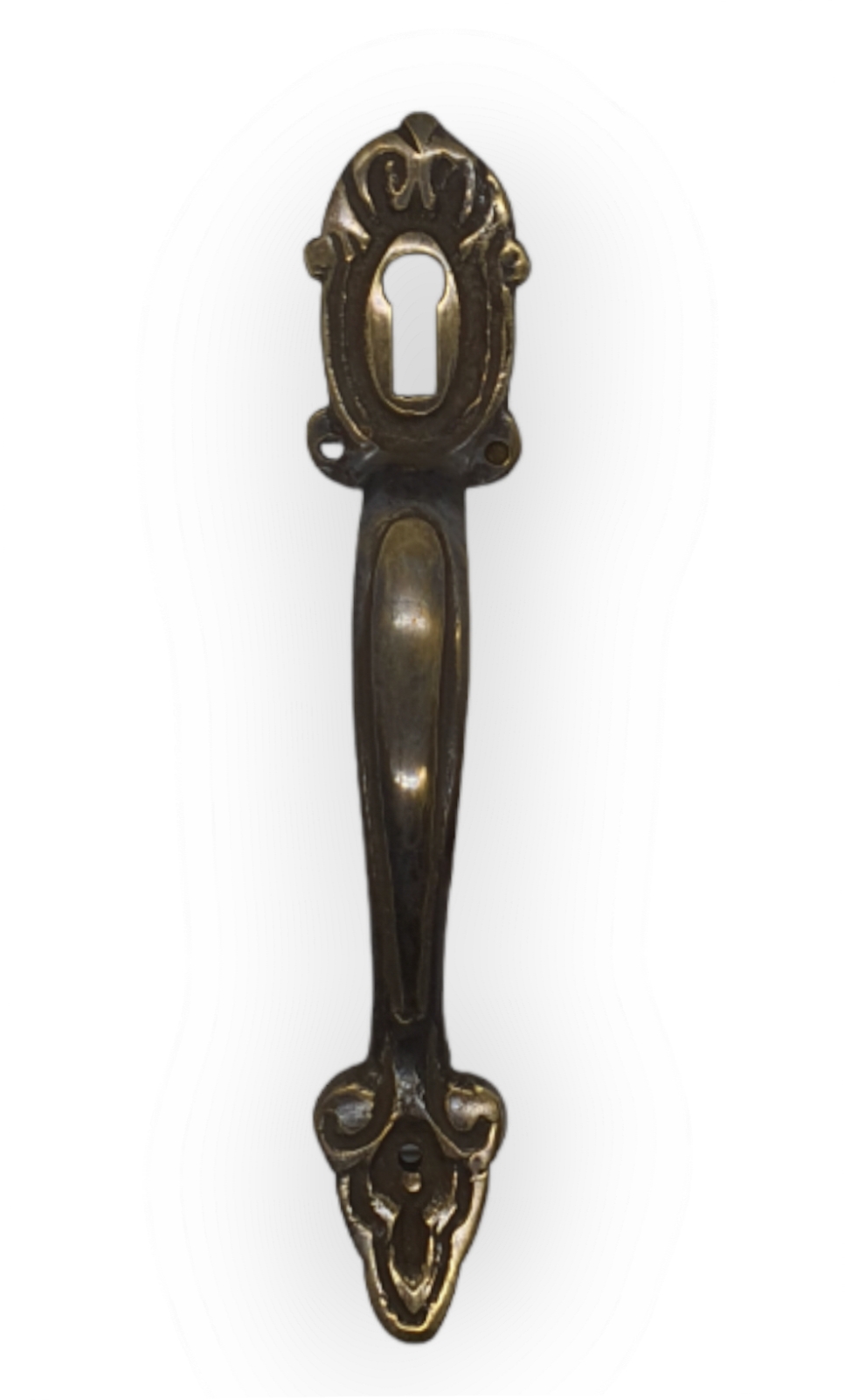 Gründerzeit Möbelgriff Art. 3151 Messingguß pat., ca. 24*129mm
