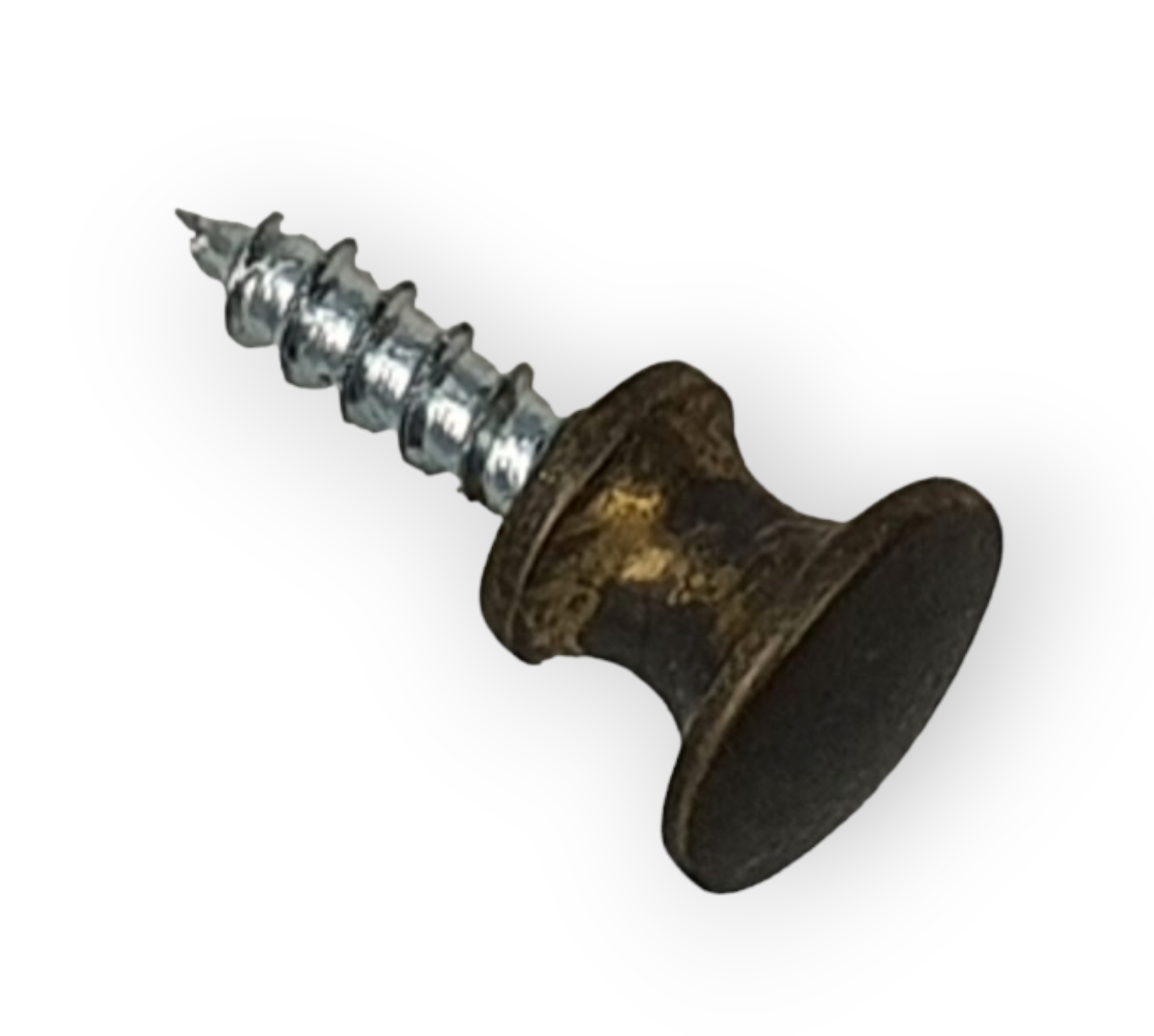 Möbelknopf Messing patiniert Ø ca.10mm, Art.4210p