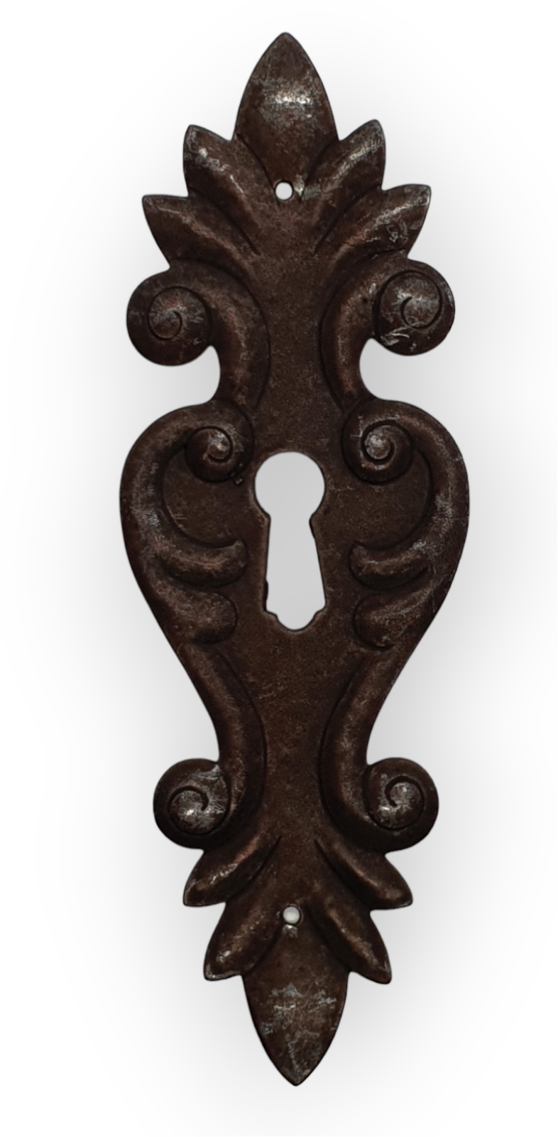 Beschlag Schlüsselschild  in Eisen alt ca. 45*130mm, Art. 1100