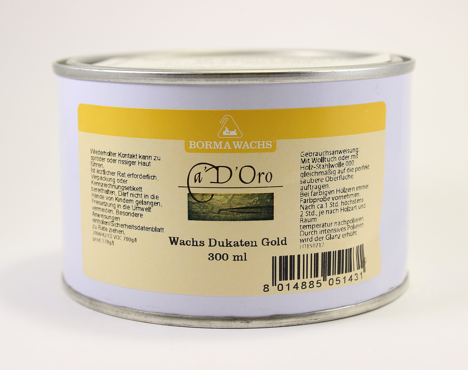 Goldwachs dukatengold 300ml, Artikel 8312neu