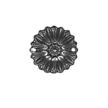 Rosette Art. 3427 Messing ca.Ø 27mm -  Auslauf-Artikel!