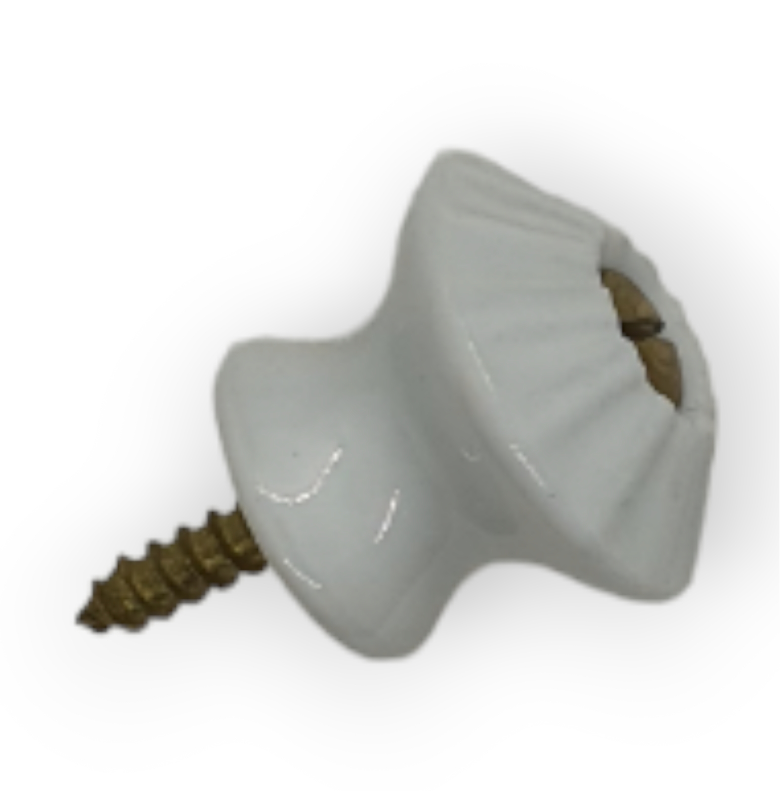 Möbelknopf Porzellanknöpfe Gründerzeit creme, ca. Ø 20mm, Art.4320neu