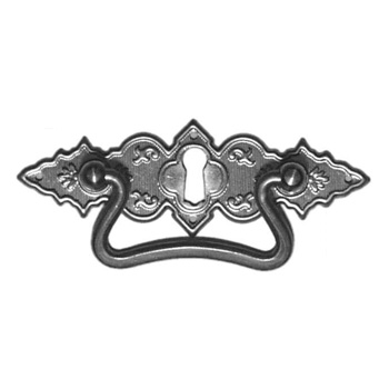 Auslauf-Artikel!!  Beschlag Art. 1098 Ms vernickelt ca. 35*106mm Nickel