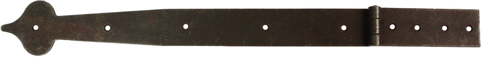 Truhenband Art. 5214, Eisen alt. Gesamt-Länge  385 mm 