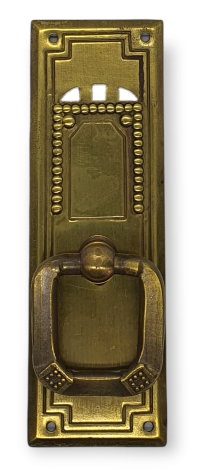 Jugendstil Beschlag Messing patiniert, ca 98*34mm, Art. 1563