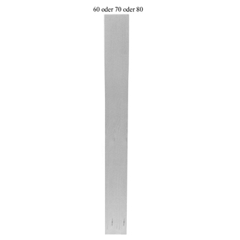 Eckiges  Tischbein Art. 63110  Maße: 70*70mm, ca. 760mm lang Buche