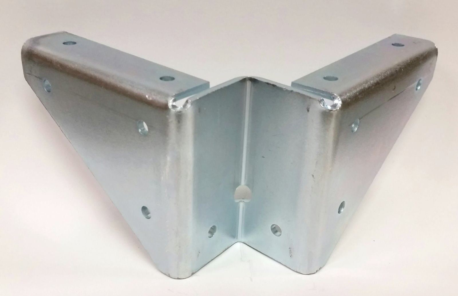 Tischzargen Eckverbinder Tischbeinwinkel 74x88mm, Stahl verzinkt 1Stück