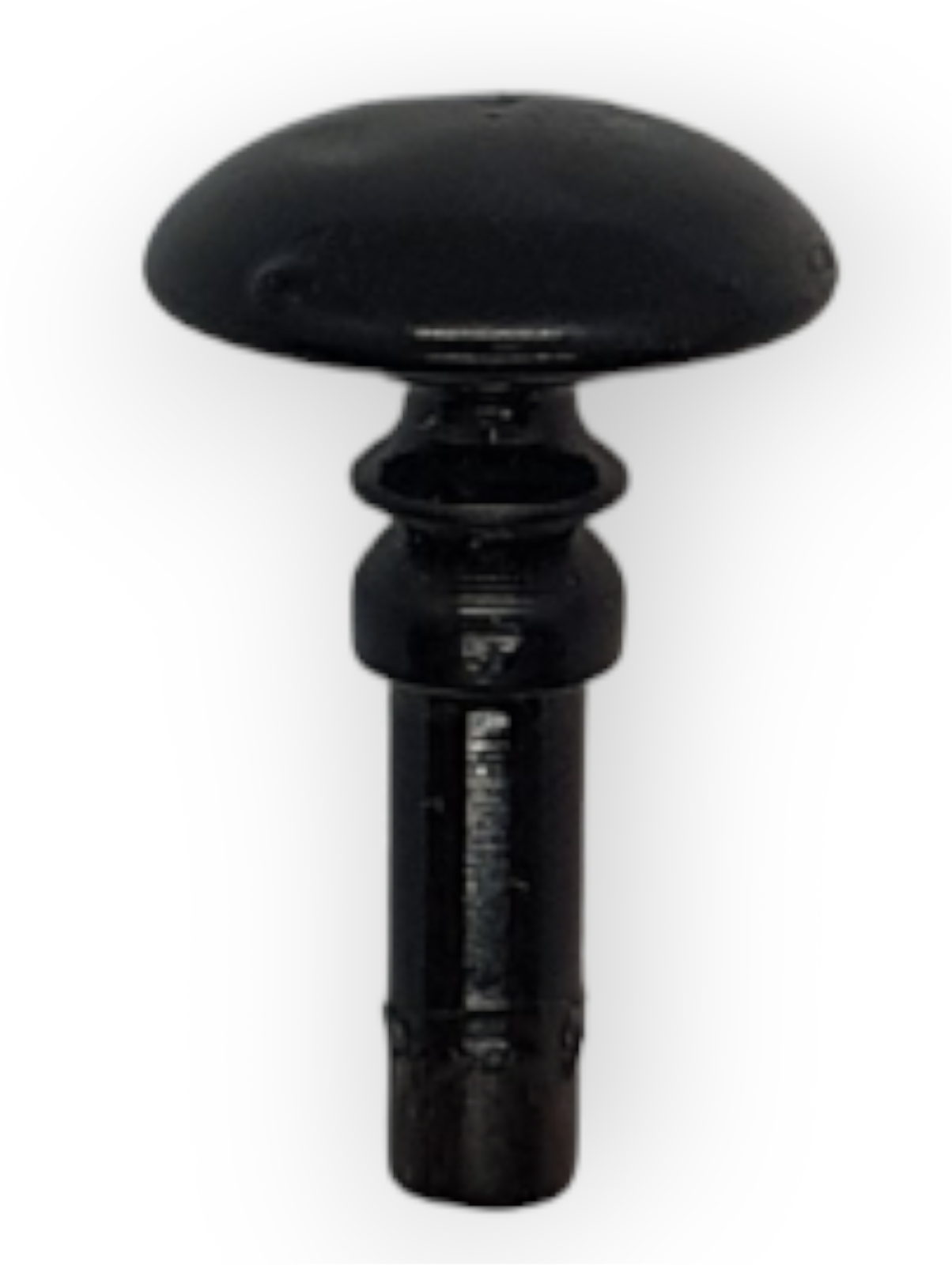Möbelknopf Hornknopf Art.41018 schwarz Ø ca.17mm