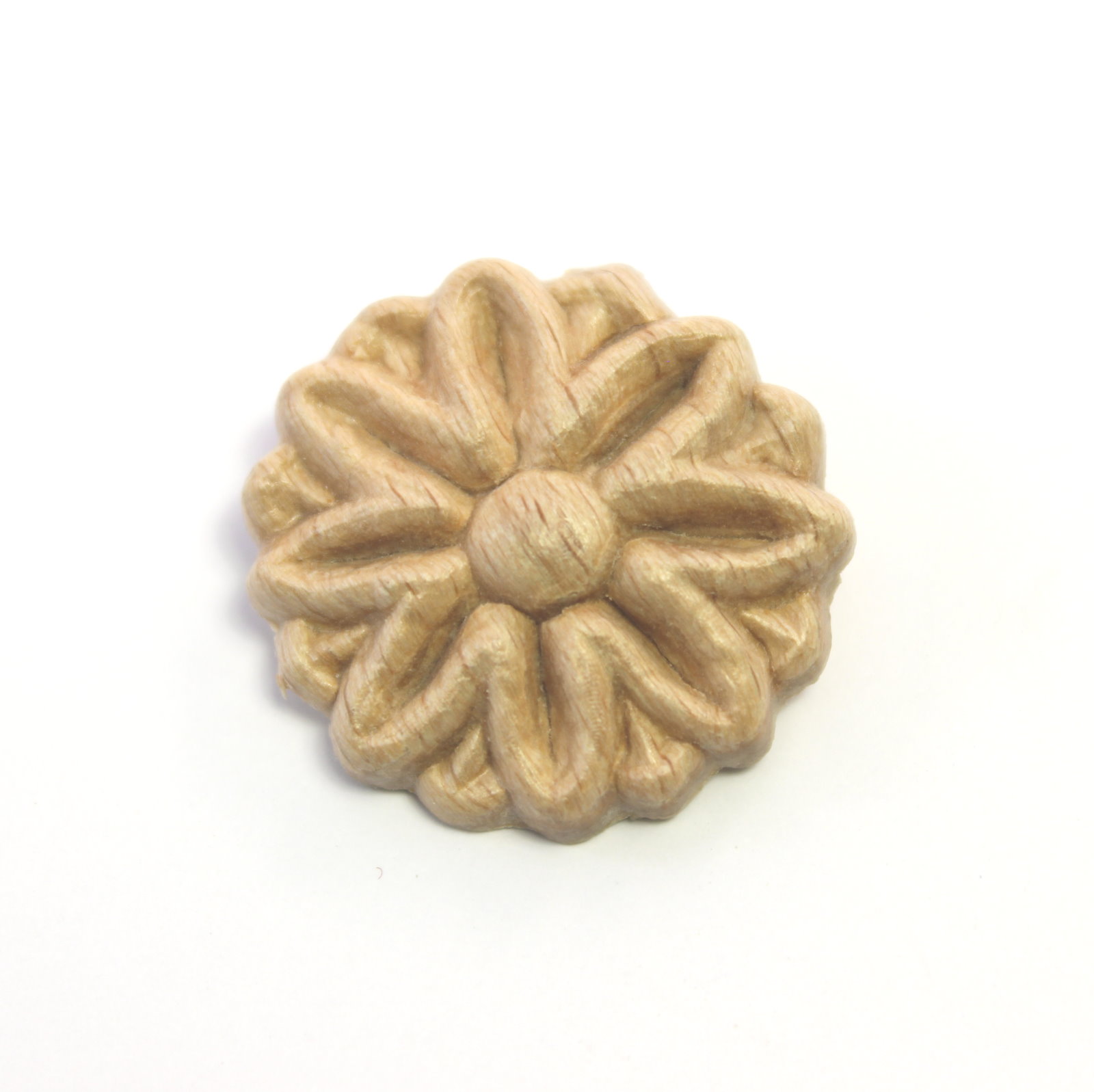 Holzzierteil Rosetteaus Buchenholz, ca.Ø 20mm, Art.7423