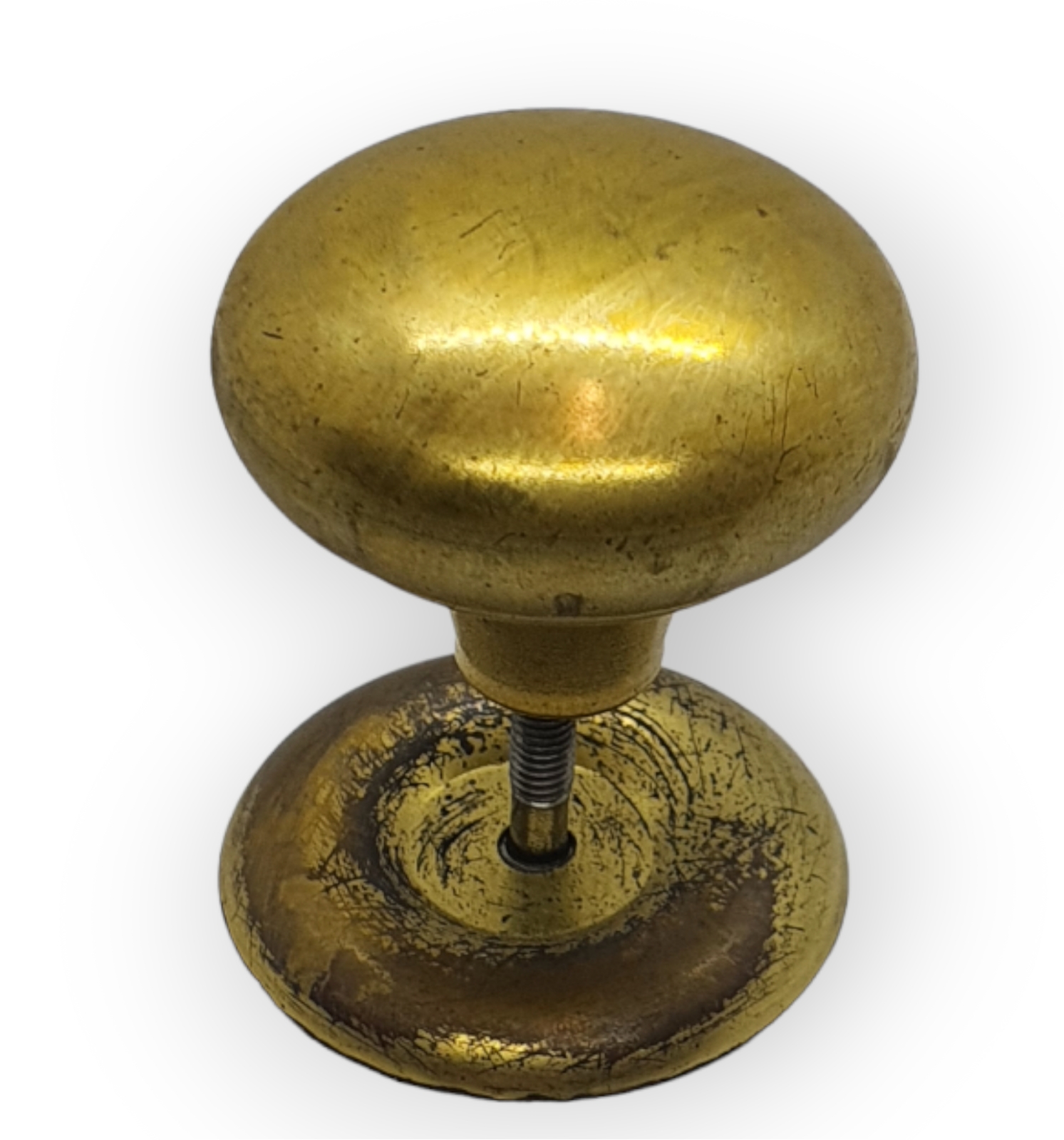 Möbelknopf Art. 4138 Messing roh Ø ca.38mm