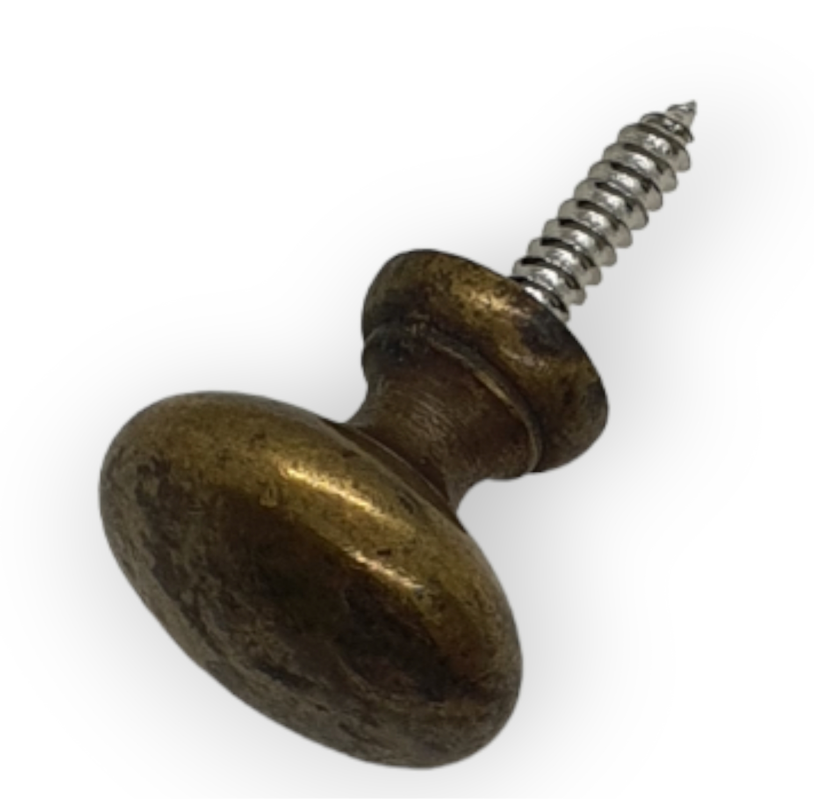 Möbelknopf Art. 4225g  Messing gegossen  Ø ca.25mm