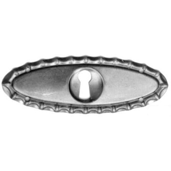 Auslauf-Artikel!!! Messing-Beschlag  roh ca. 79*29 mm Art.1184