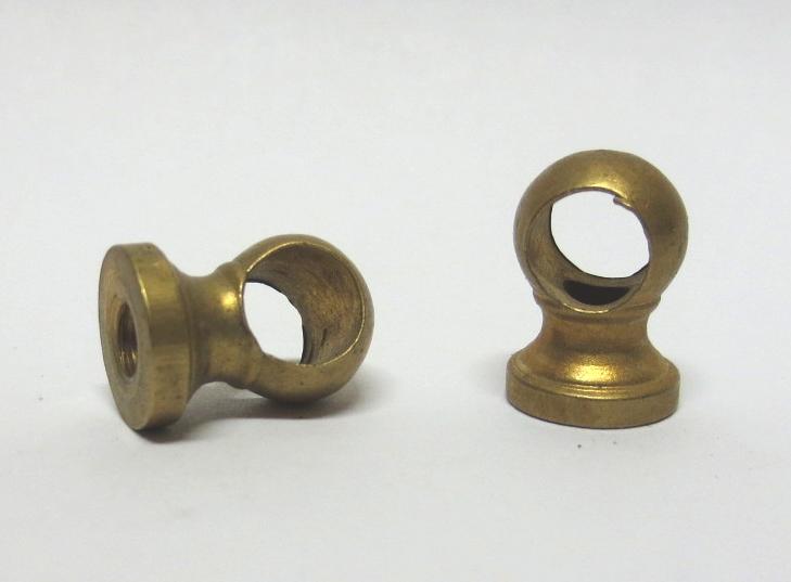 Kloben 1Stück,  Art. 5172/1 ca. 5,5mm Bohrung, duchbohrt