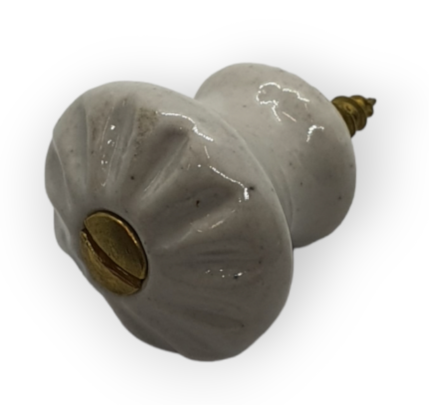 Art.4326neu Porzellanknöpfe Gründerzeit creme ca.Ø 26mm