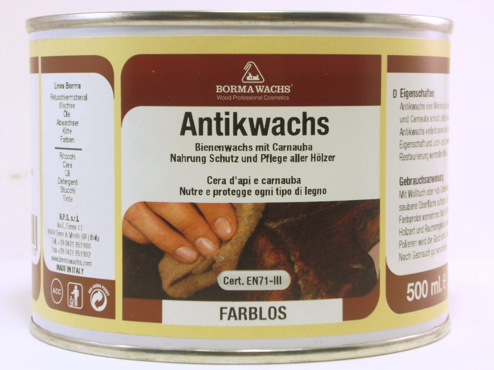 Borma Antik-Wachs farblos 5Liter, Art.73205 - B