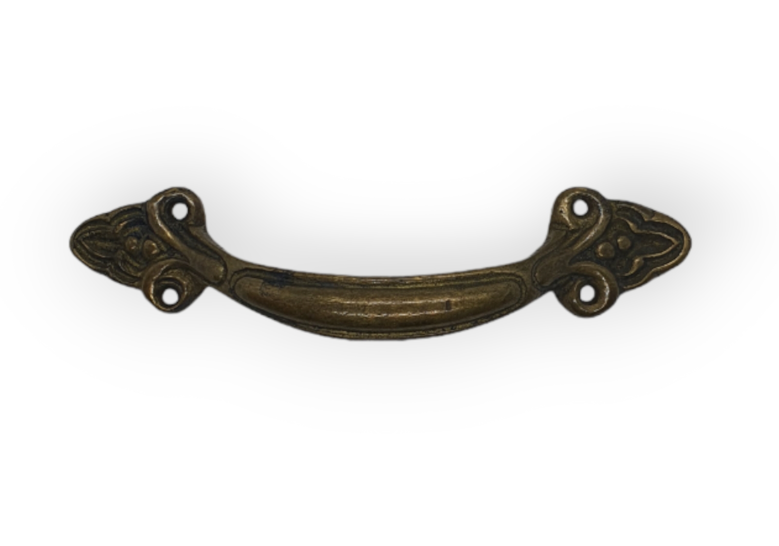 Gründerzeit Möbelgriff Art. 3152 Messingguß pat., ca. 33*122mm
