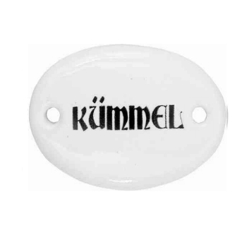 Porzellanschild Kümmel, Art. 4553