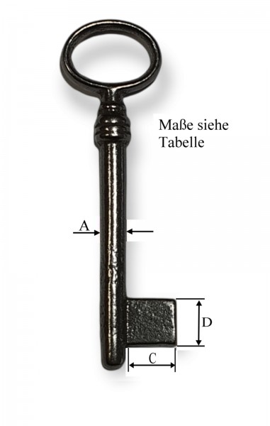 Schlüssel Rohling, Art 5034
